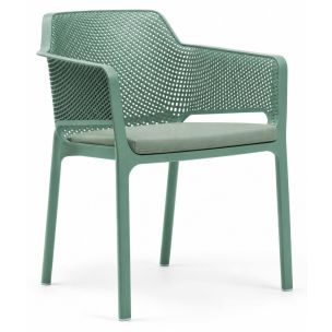 NARDI NET ARM CHAIR SALICE W/ VERDE CUSHION