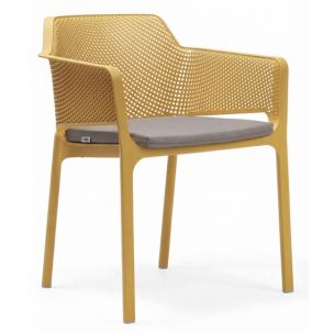 NARDI NET ARMCHAIR SENAPE W/ GRIGIO GREY CUSHION