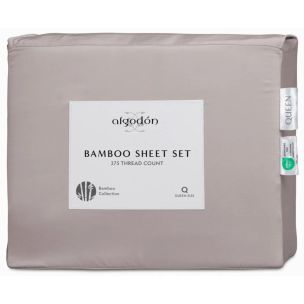 ALGODON BAMBOO KING SHEET SET - BLUSH
