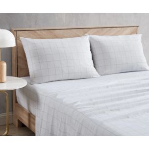 CLASSIC GRID KENNETH COLE SHEET SET QUEEN