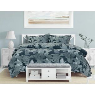 INDRA TEAL QUILT COVER SET KING