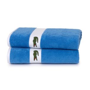 LACOSTE LCASUAL BATH TOWEL AERIEN BLUE