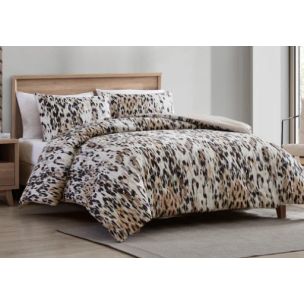 LEOPARD KENNETH COLE QUILT COVER SET KING
