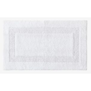TOMMY BAHAMA LONGBRANCH REVERSIBLE BATHMAT WHITE