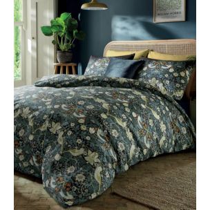 STRAWBERRY THIEF QUILT COVER SET KING