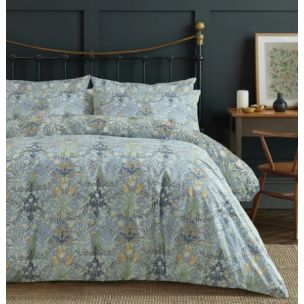 WOODLAND WEEDS WILLIAM MORRIS QUILT COVER SET KING