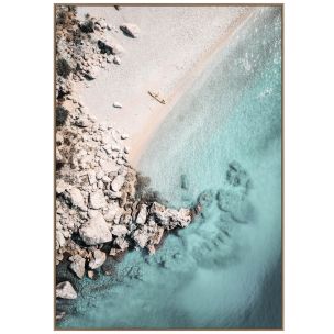 ATOLL FRAMED CANVAS ARTWORK - 95X135