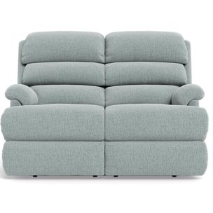 LAZBOY AVENGER 2 SEATER POWER MOTION IN HIGHROLLER MINERAL BLUE FABRIC