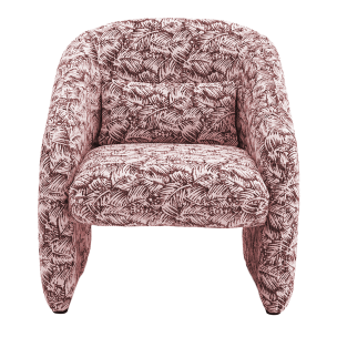 BAHAMAS ACCENT CHAIR RUST PASSIFOLIA FABRIC