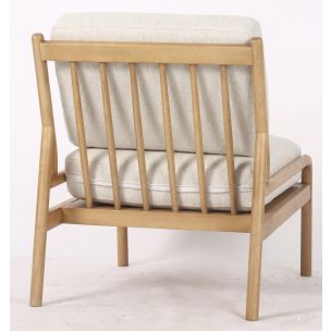 BUNGALOW OCCASIONAL CHAIR - ECRU FABRIC