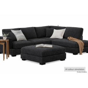 CLOVELLY PEWTER RHF SOFA CHAISE