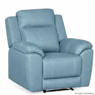 LENNOX ICE BLUE RECLINER