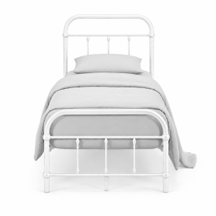 CERES WHITE SINGLE BED