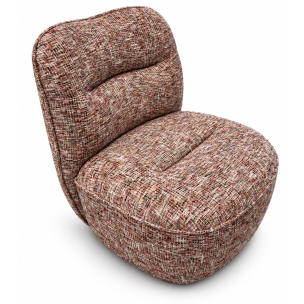 RICO ACCENT CHAIR PINK FABRIC