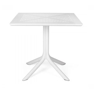 NARDI CLIP TABLE 80X80 - BIANCO