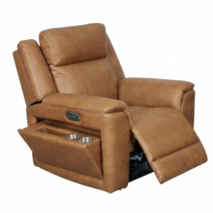 CONCORD POWER MASSAGE RECLINER - WINDSOR TAN FABRIC