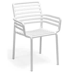 NARDI DOGA ARMCHAIR - BIANCO / FUMO CUSHION