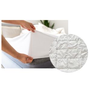 EVERYDAY WHITE MATTRESS PROTECTOR - DOUBLE