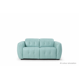 GINA 2EDED W/PWR RECLINE + HR - 60/32 MONTANA SKY BLUE LEATHER