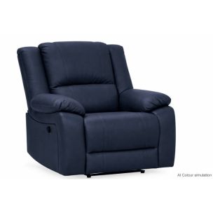CAPTAIN MARINE BLUE RECLINER
