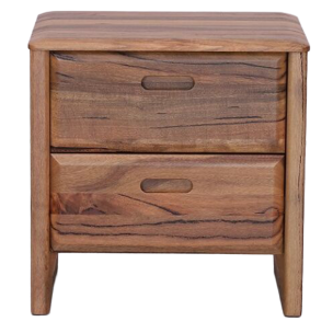 FREMANTLE BEDSIDE TABLE - MARRI TIMBER 550 X 400 X 550H