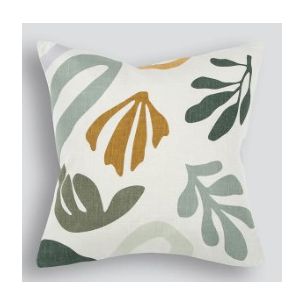 ARIANA CUSHION SAGE - 50X50 - FEATHER INSERT