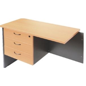 RAPID WORKER FIXED 3DRW BEECH PEDESTAL