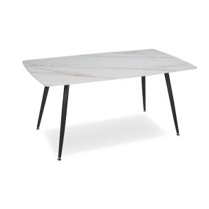 GABBY TABLE - WHITE CERAMIC TOP 1600 X 900