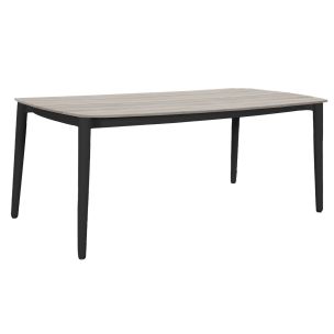 ALFIE 1800 OUTDOOR DINING TABLE - GUNMETAL