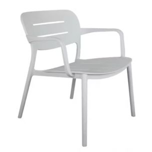 SAGE POOL CHAIR (W/ ARMS) - WHITE