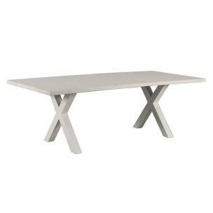 SWITCH 2200 DINING TABLE - TERRAZZO LOOK TOP / GUNMETAL