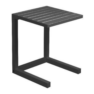 C SIDE TABLE - GUNMETAL ALUMINIUM
