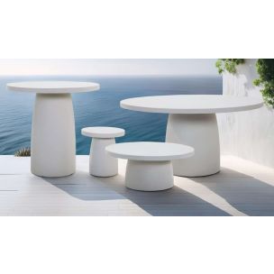 TARRANT ROUND TERRAZZO SIDE TABLE