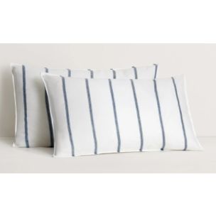 SHERIDAN HARLYN STANDARD PILLOWCASE PAIR CHAMBRAY