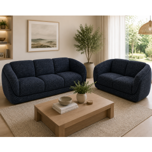 PARIS 2 + 3 SEATER SOFA SET - SAPPHIRE