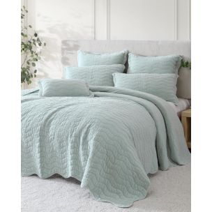 INDIANA COVERLET SAGE KING/QUEEN