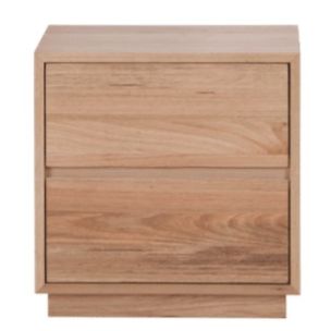 KIMBERLEY BEDSIDE TABLE - MESSMATE HARDWOOD
