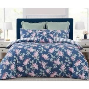 LAURA ASHLEY TRAILING VINTAGE KING QUILT COVER SET