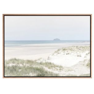 LIGHT AND SAND II CANVAS ARTWORK WITH NATURAL FRAME - 915 X 1295