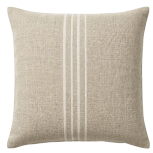 LINEN AURA SAND CUSHION 50X50 FEATHER FILL