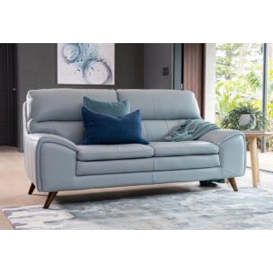 LAZBOY SPLENDOR 2.5 SEATER SOFA - CAPE AQUA LEATHER