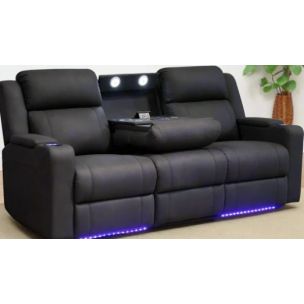 ZEGNA 3ERER WITH DROP DOWN TRAY SOFA - FABRIC