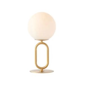 MARGOT SATIN BRASS TABLE LAMP