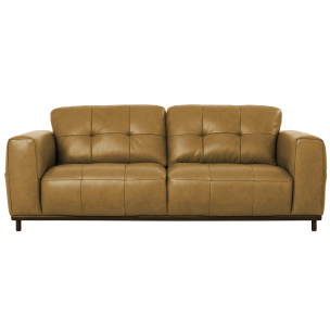 MATERA LEATHER 2.5 SEATER SOFA - ATLANTIC TAN 200/45