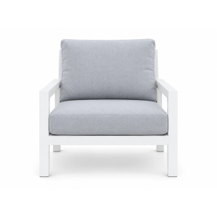 MATZO WHITE OUTDOOR ARMCHAIR