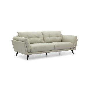 MAURICE 2.5 SEATER SOFA - OSLO LIGHT GREY 40/27 LEATHER