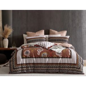 MEEKAH MULTI KING QUILT COVER SET  - LOGAN & MASON
