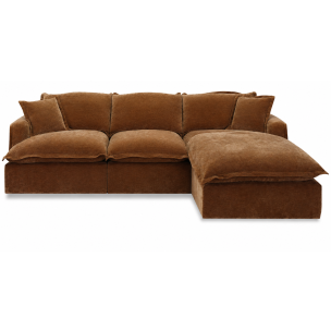 MIKA RHF SOFA CHAISE - TAN FABRIC