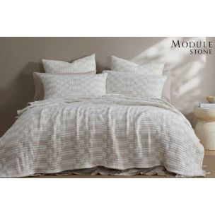 MODULE EURO SHAM PILLOWCASE - STONE