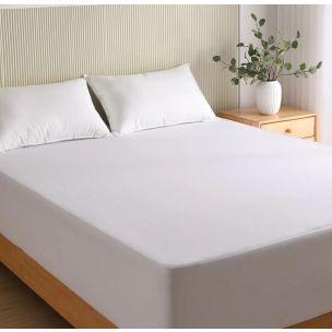 BEDS R US QUEEN STRETCH KNIT WATERPROOF MATTRESS PROTECTOR